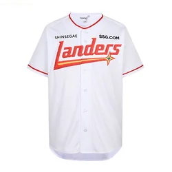 Summer 2024 Korean Landers Baseball Jersey Men Boys T Shirt Children KIDS Training Uniform Team Top