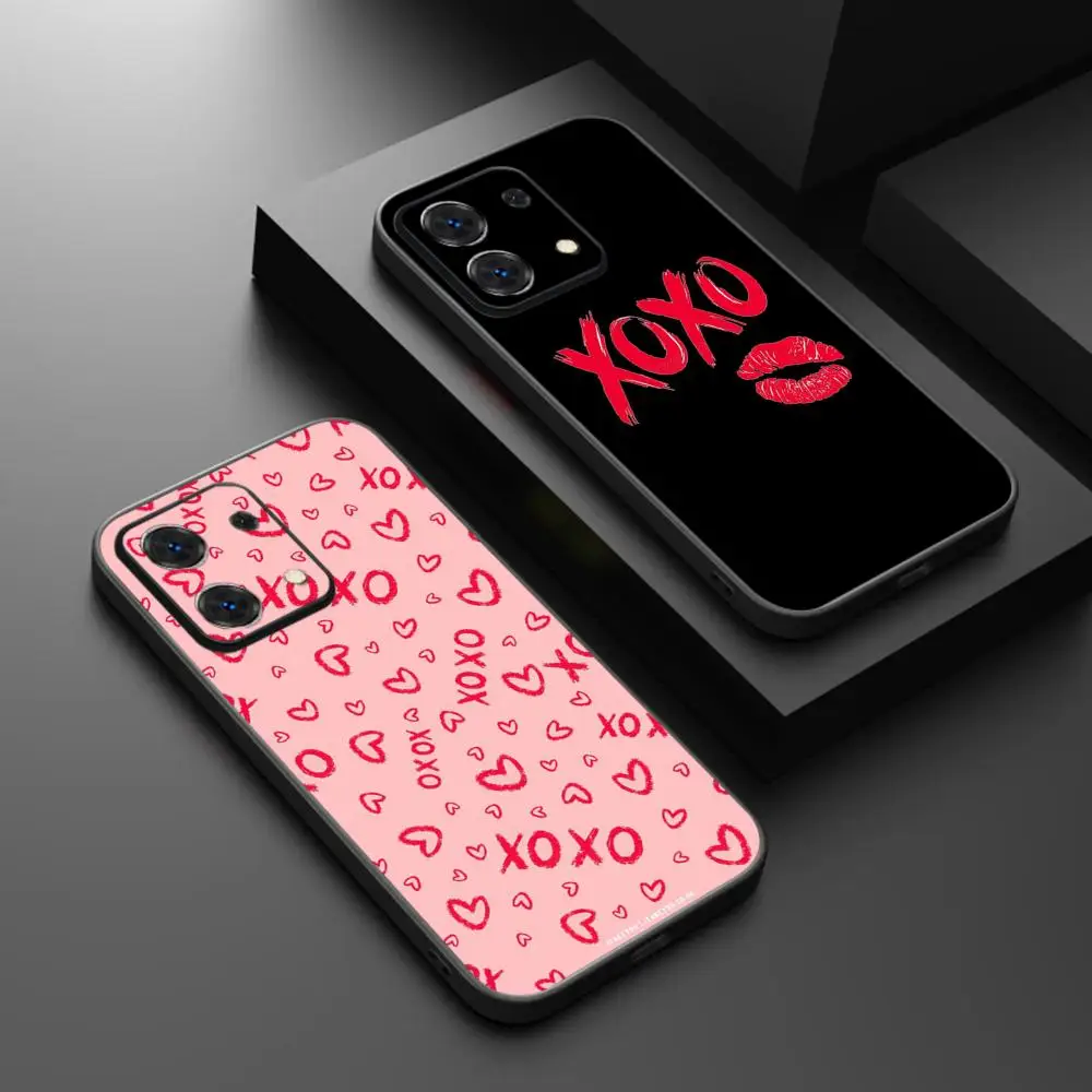Fashion Xoxo pink girl COOL Phone Case For Xiaomi Redmi Note 14 13 12 11 Pro Plus S 5G 14C A3 Soft Black Phone Cover