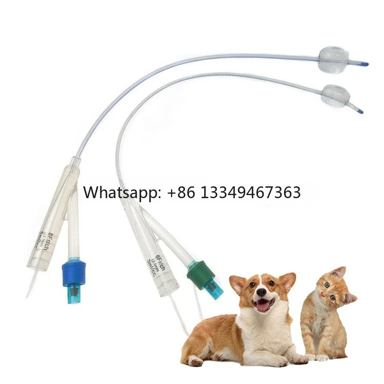 

Одноразовый медицинский силиконовый мочевой катетер из ПЭТ 5FR 6FR 8FR 10FR 2-ходовой внешний катетер Фоли оптом, медицинские расходные материалы