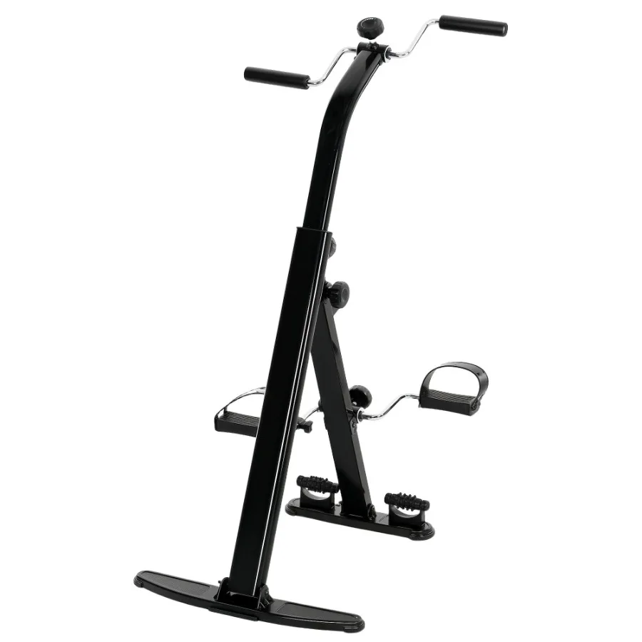 

Soozier Seated Pedal Exerciser Foldable Leg Exercise Bike with LCD Monitor for Seniors Elderly Rehabilitation Rvery Therapy