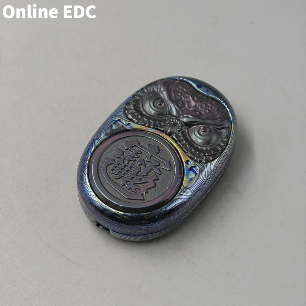 Brinquedos edc usados tkedc zircuti dharma slider fidget alívio do estresse brinquedo push slider brinquedos para adultos portátil mesa de escritório