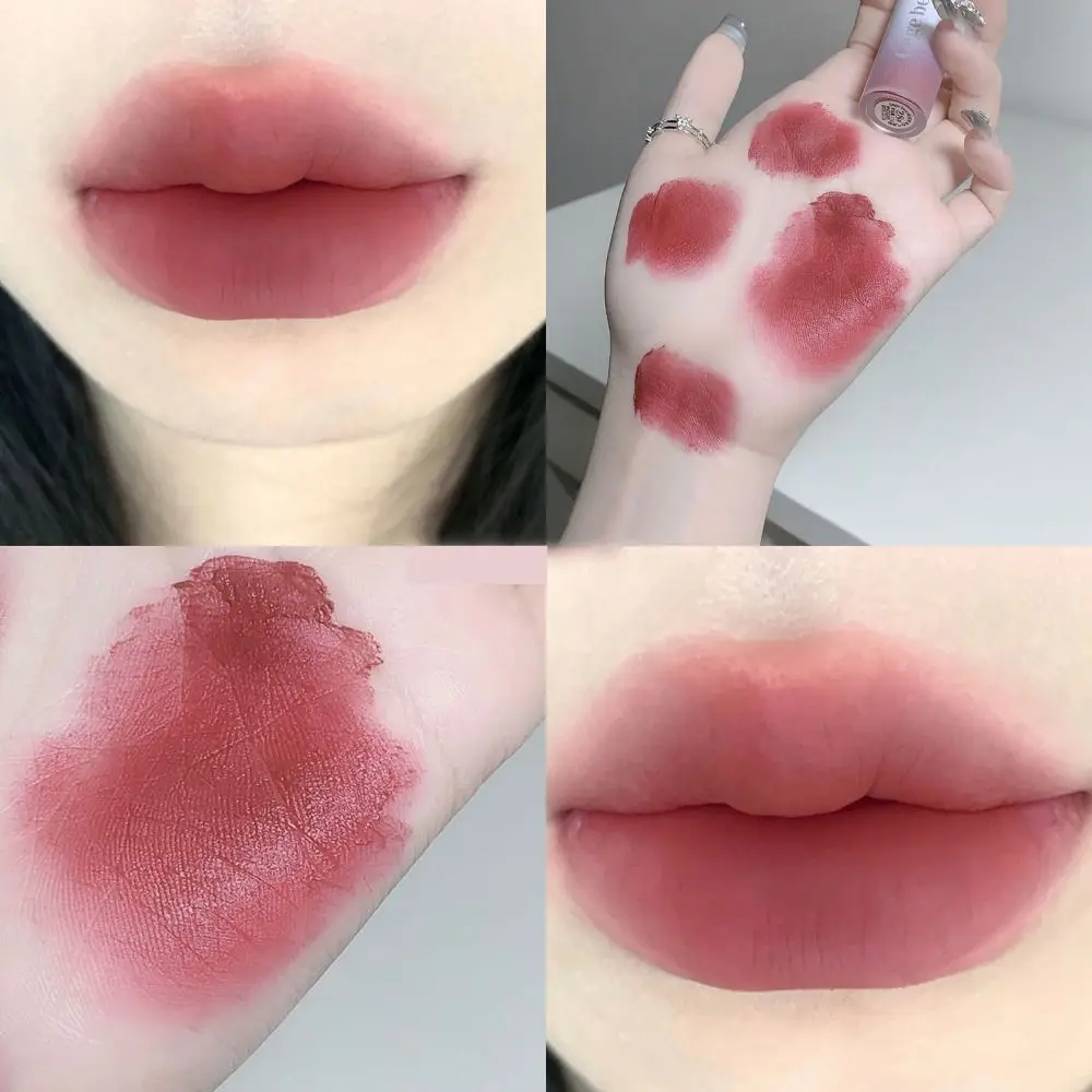 Matte Kawaii Lipgloss Langdurige Zijdeachtige Paddestoel Hoofd Lippenstift Tint Niet Vervagende Make-Up Cosmetische Lippenstift Valentijnsdag Geschenken