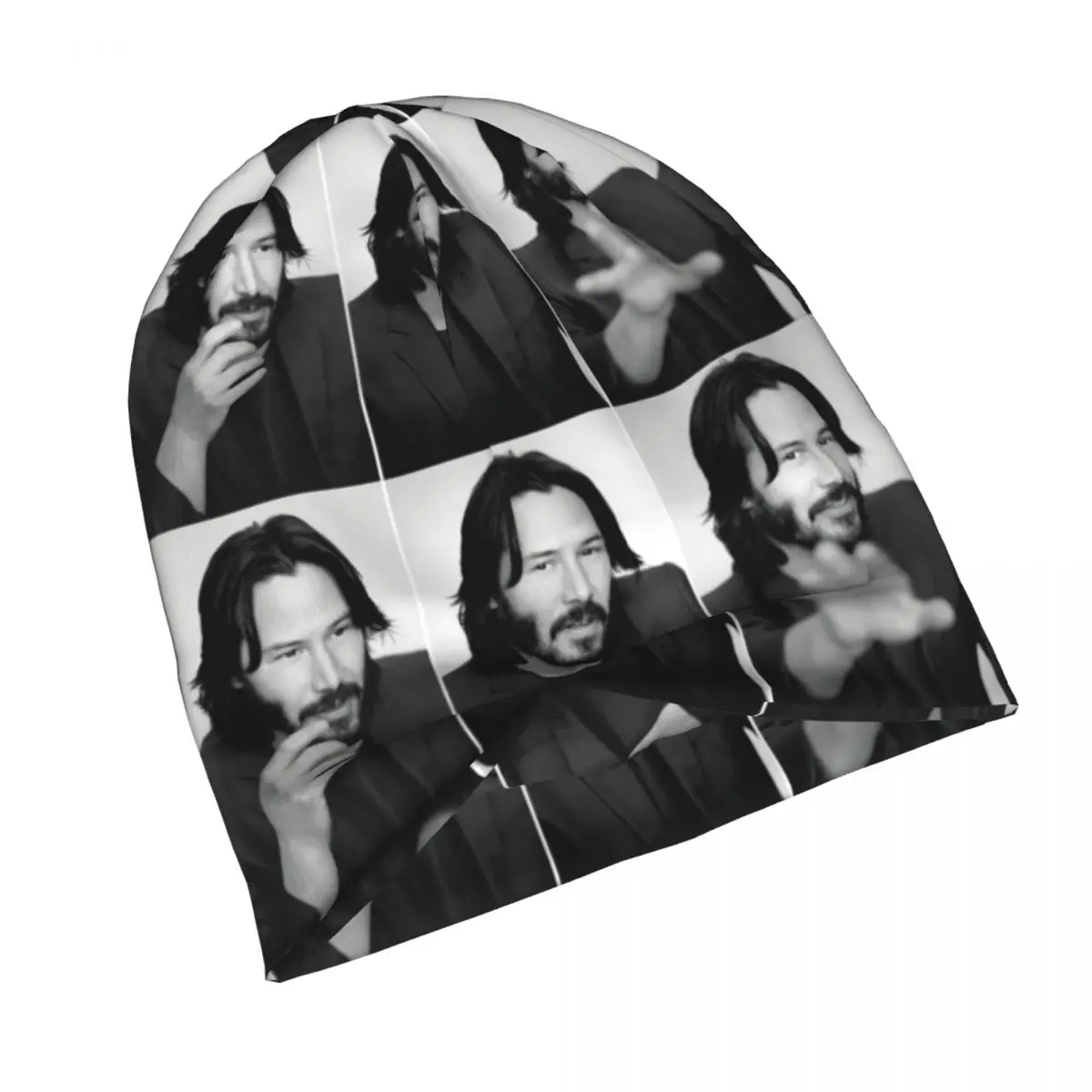 Keanu Reeves cappello lavorato a maglia per uomo e donna regalo Unisex inverno caldo cappello orinatoio senza tesa