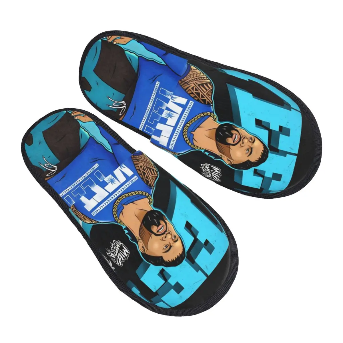 

Женские тапочки из пены с эффектом памяти в стиле ретро Jey Uso Yeet, уютные тапочки из пены с эффектом памяти