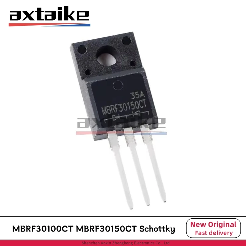 

10PCS MBR30150 MBR30100 30A 100V 150V MBRF30100CT MBRF30150CT MBR30150CT TO-220F DIP Transistor Schottky Barrier Rectifiers