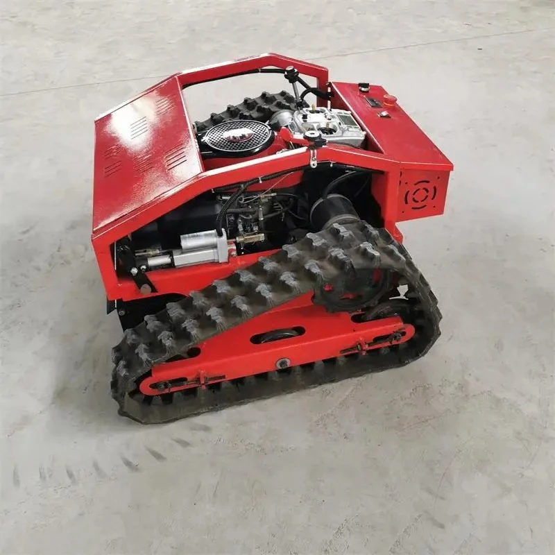 States Remote Control Lawn Mower Tracked 7.5  Slope Mowing Radio Controlled Lawn Mowing
