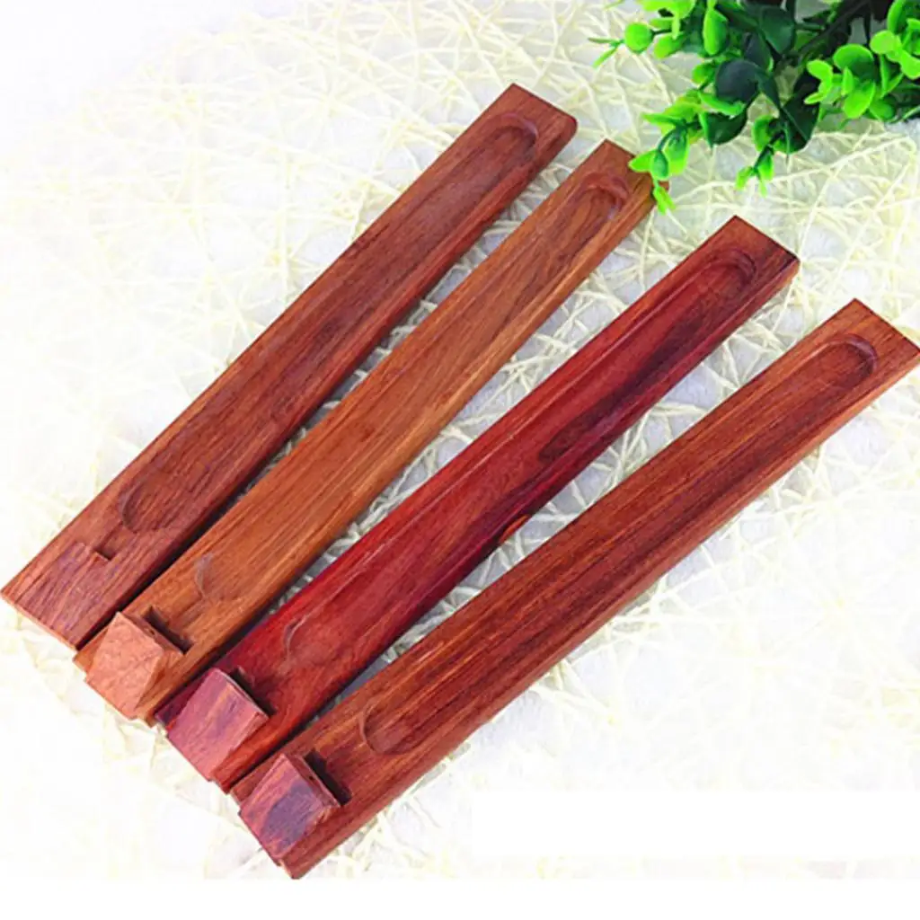 Wooden Incense Stick Burner Holder Handmade Joss Insence Stand Incense Censer