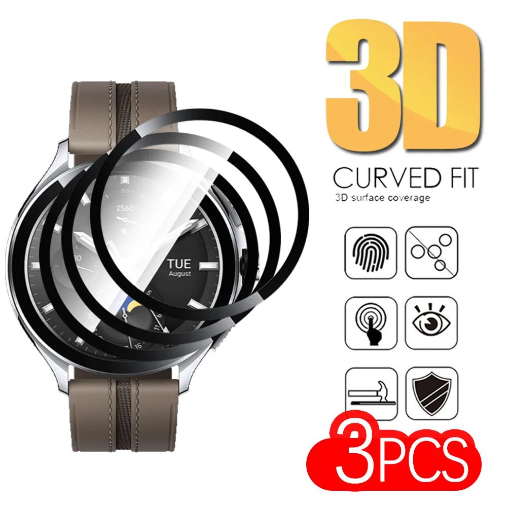 Стекло для Xiaomi Watch 2 Pro 3 шт., Защитное стекло для Xiaomi Watch 2Pro Watch2Pro 1,43 