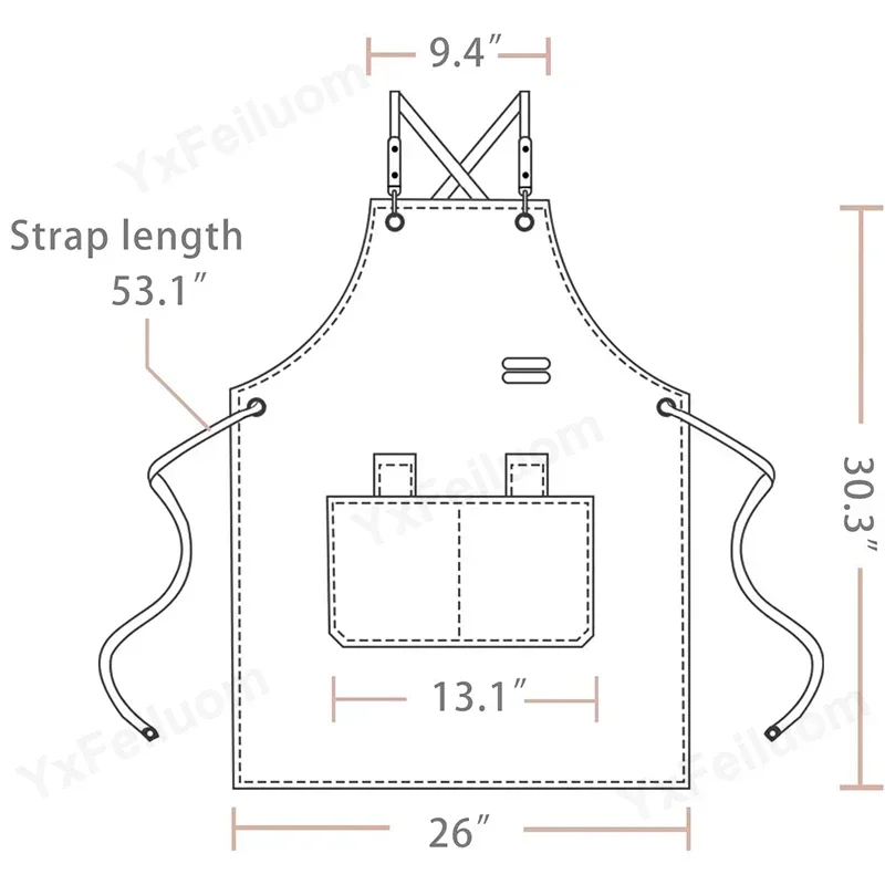 Custom Fashion Apron Kitchen Waterproof Chef Work Aprons Restuarant Bar Waiter Mandiles Nail Beauty Hair Studio Avental Design