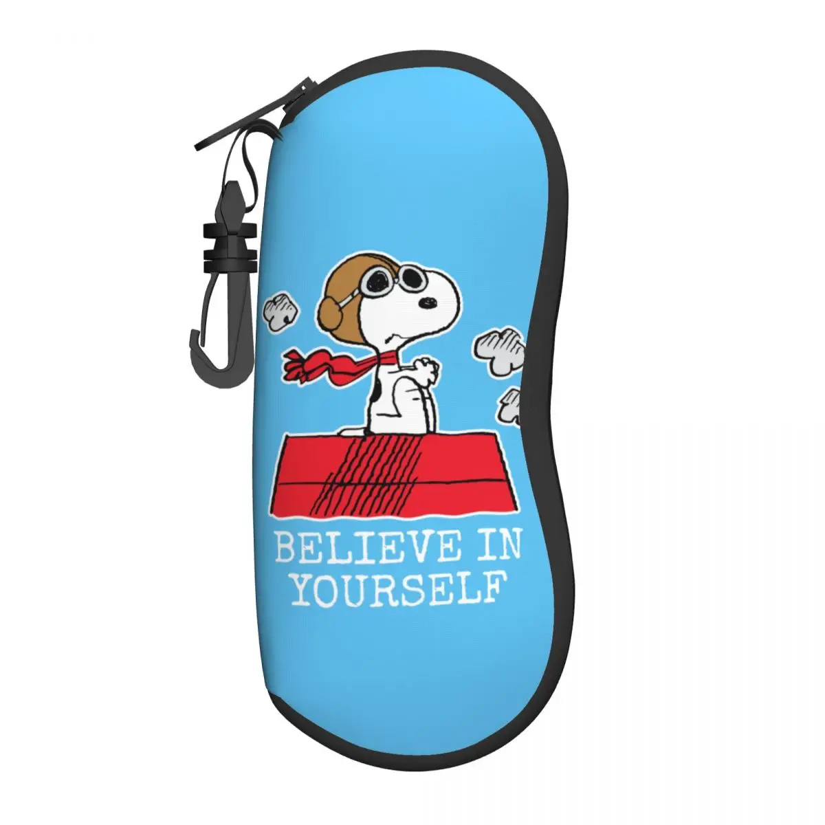 Peanuts Snoopy The Flying Ace Glasses Case Printing Box Eyewear Storage Box Ultra Eyeglasses Box