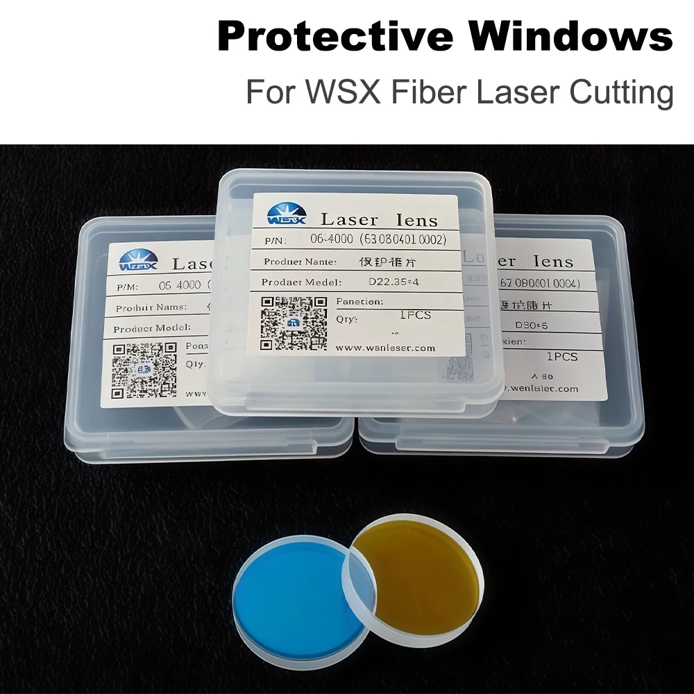Protective Windows D30T5MM WSX Fiber Laser Cutting Welding Machine Using AR Coated Laser Head Mirror JGS1 Fused Dia37 Glasses