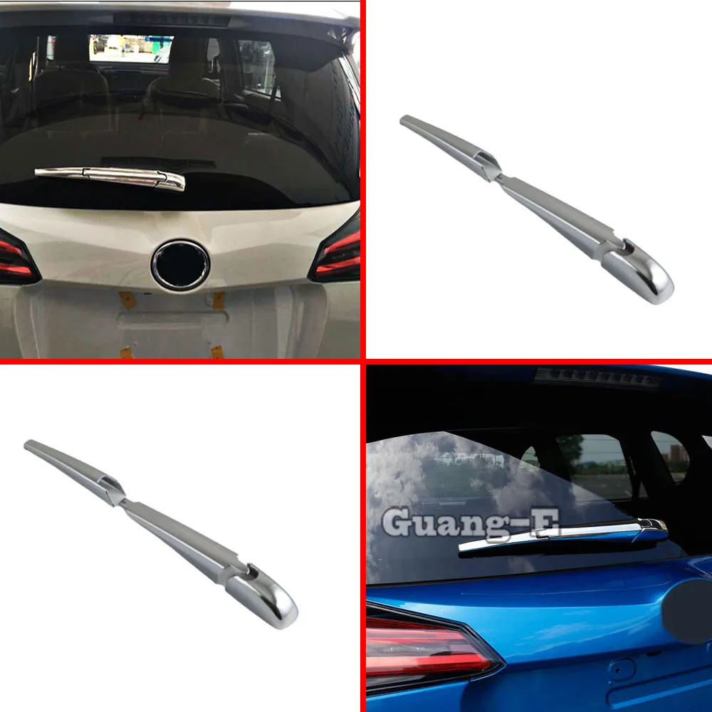 

Car Molding Trim Windscreen Trim ABS Rear Glass Wiper Nozzle Tail Window Frame 4PCs For Toyota RAV4 2014 2015 2016 2017 2018