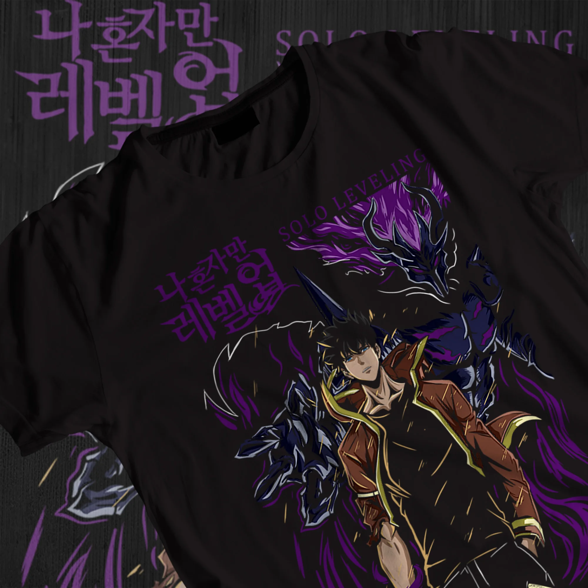 

High-Quality Cotton Anime T-Shirt with Bold Prints and Comfortable Fit for Casual Wear