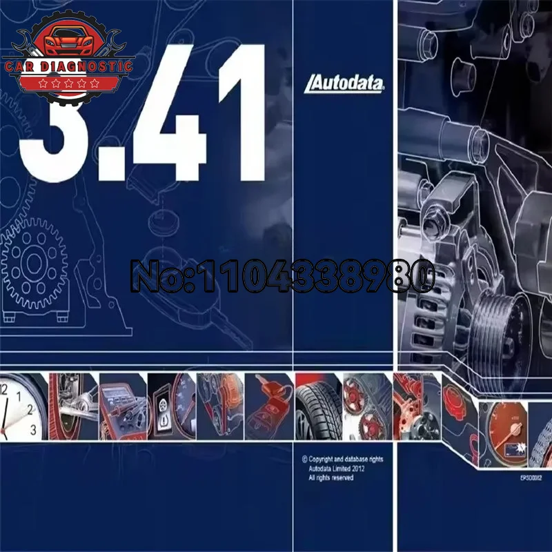2026 hot selling new Autodata 3.41 Polish Auto Car Repair diagnosis Software wiring diagrams data Autodata Update To 2012 year