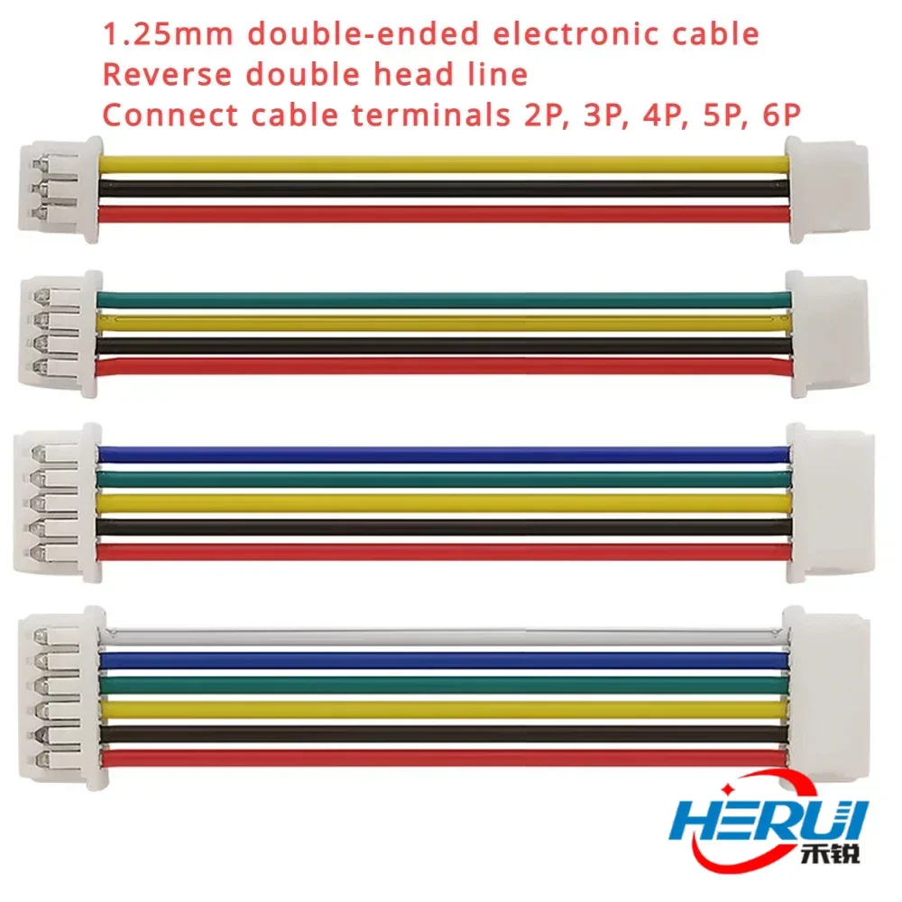 

Wire connector 1.25mm double headed electronic reverse double headed connection wire terminal 2P/3P/4P/5P/6P