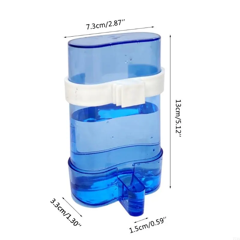 77JA Parakeet Water Dyspenser Automatyczny napój wodny bez wycieku przezroczysty pojemnik