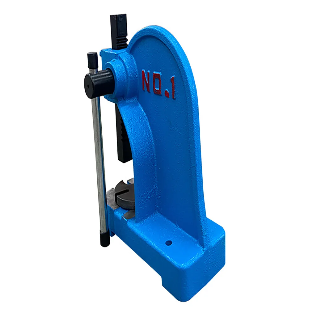 1 Ton Manual Arbor Press Cast Iron Heavy-duty Manual Precision Desktop Arbor Press for Stamping, Bending, Stretching, Forming