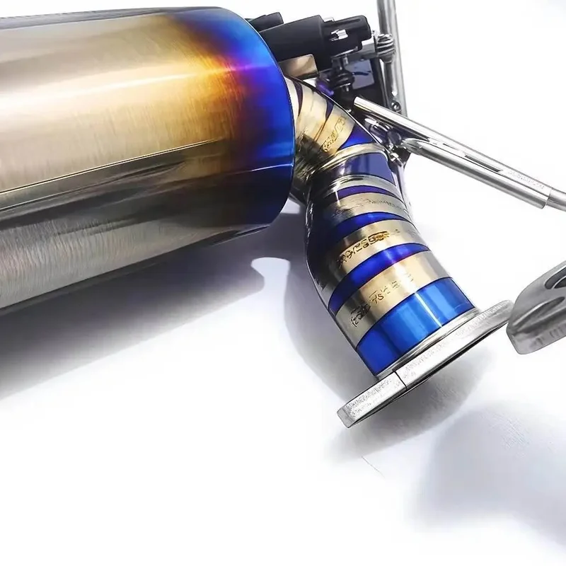 Custom Titanium Alloy Smart Valve Catback Exhaust Muffler Fit Nissan 350Z 3.5L 2009 2021 Stable Quality Perfect Compatible
