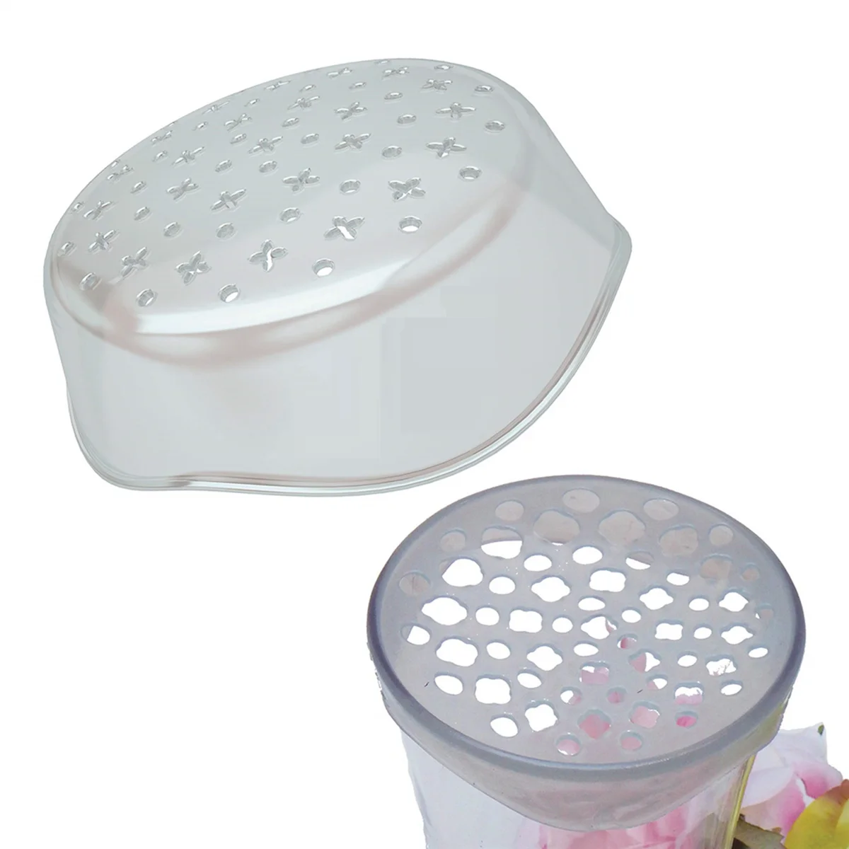 A98E-Flower Arranger & Craft Organizer - 6 Pack - Flower Arranging Cap, Flower Frog Grid