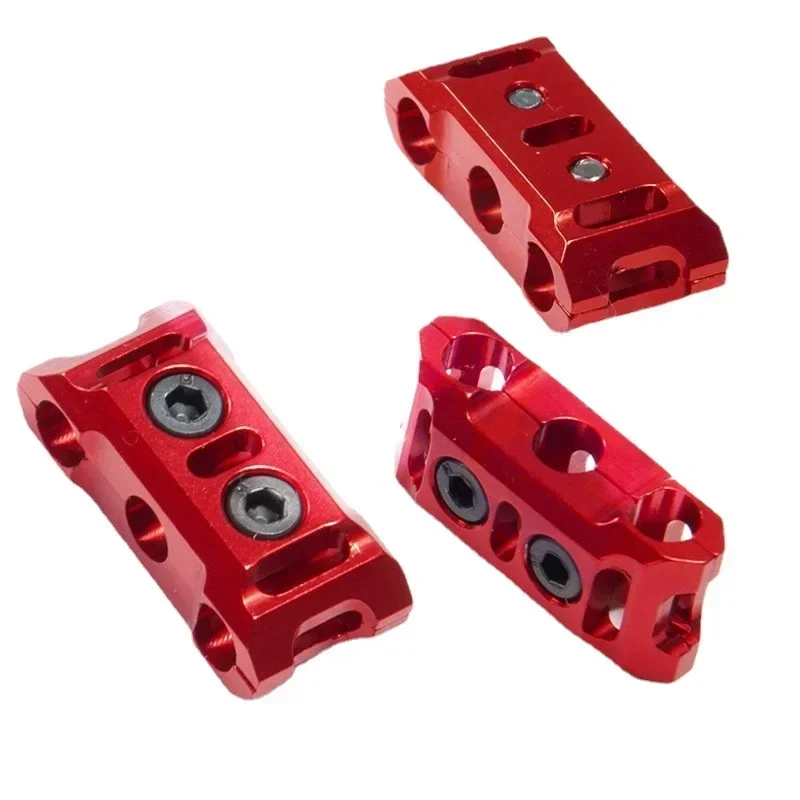 Aluminum Alloy ESC Motor Cable Manager Wire Fixed Clamp Buckle Prevent Tangled Line Clip Tool for RC Climbing Model Car