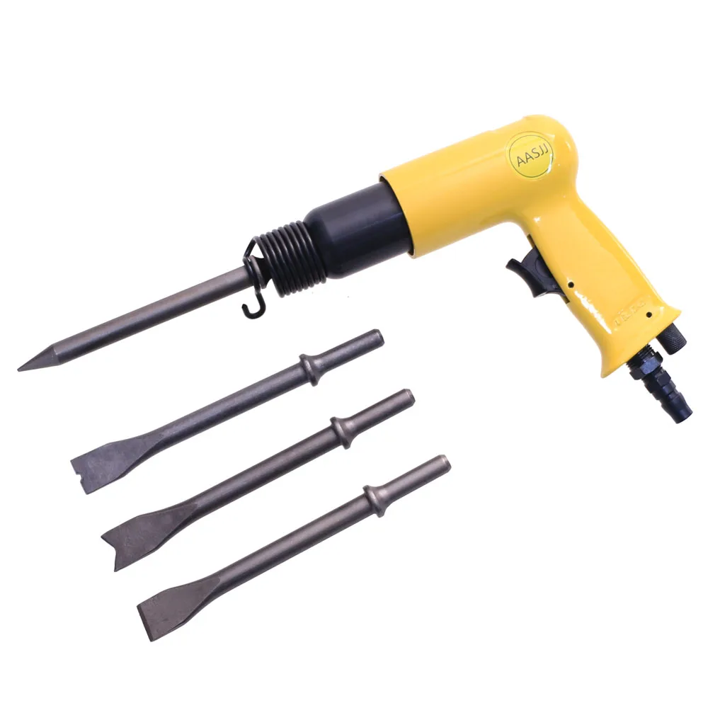 AT-150 Impact Pneumatic Hammer Shovel Air Spatula Chisel Hammer Shovel Solder Grounds Pneumatic Blade Powerful Rust Remover