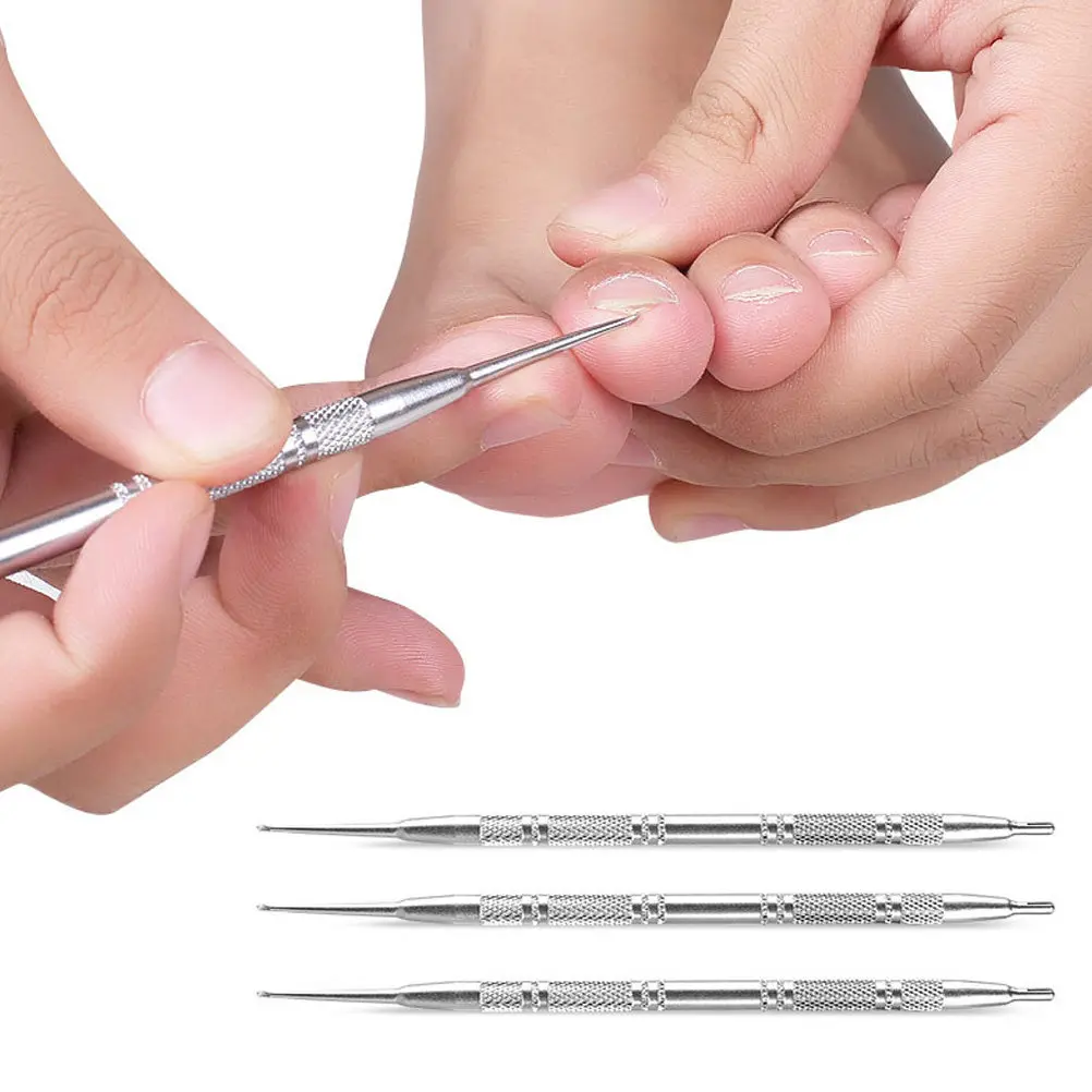3 Pcs Toe Nail Cleaner Tool Care Pedicure Tools Toenail Manicure Treatment for Art