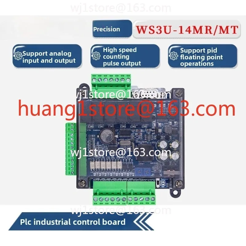 Industrial Control Board FX3U-14MTMR Analog Programmable High Speed Pulse Counting Controller