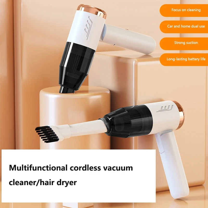 Xiaomi 3 In 1 Car Vacuum Cleaner Wireless Charging Car Home High Suction Power Super Small Handheld Vacuum Cleaner Foldable New