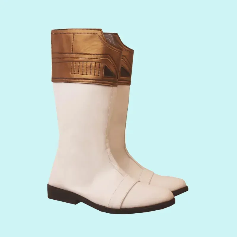 

wiwiwi 123RealCos Chouriki Sentai Ohranger King Stick Shoes Boots Halloween Cosplay Costume Accessory