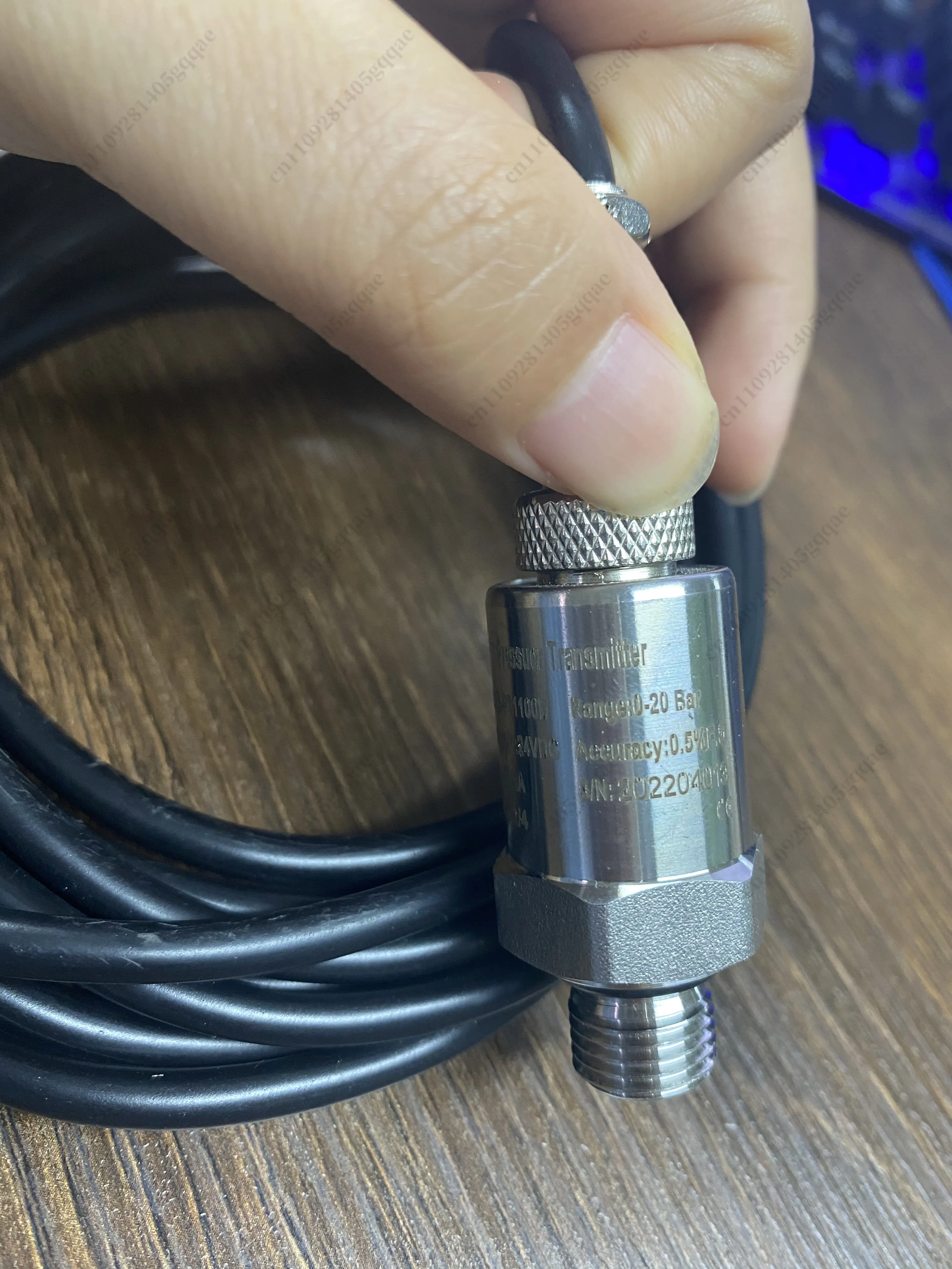 Screw Air Compressor Pressure Sensor Pt1100b 0-20bar 24VDC 4-20mA G1/4