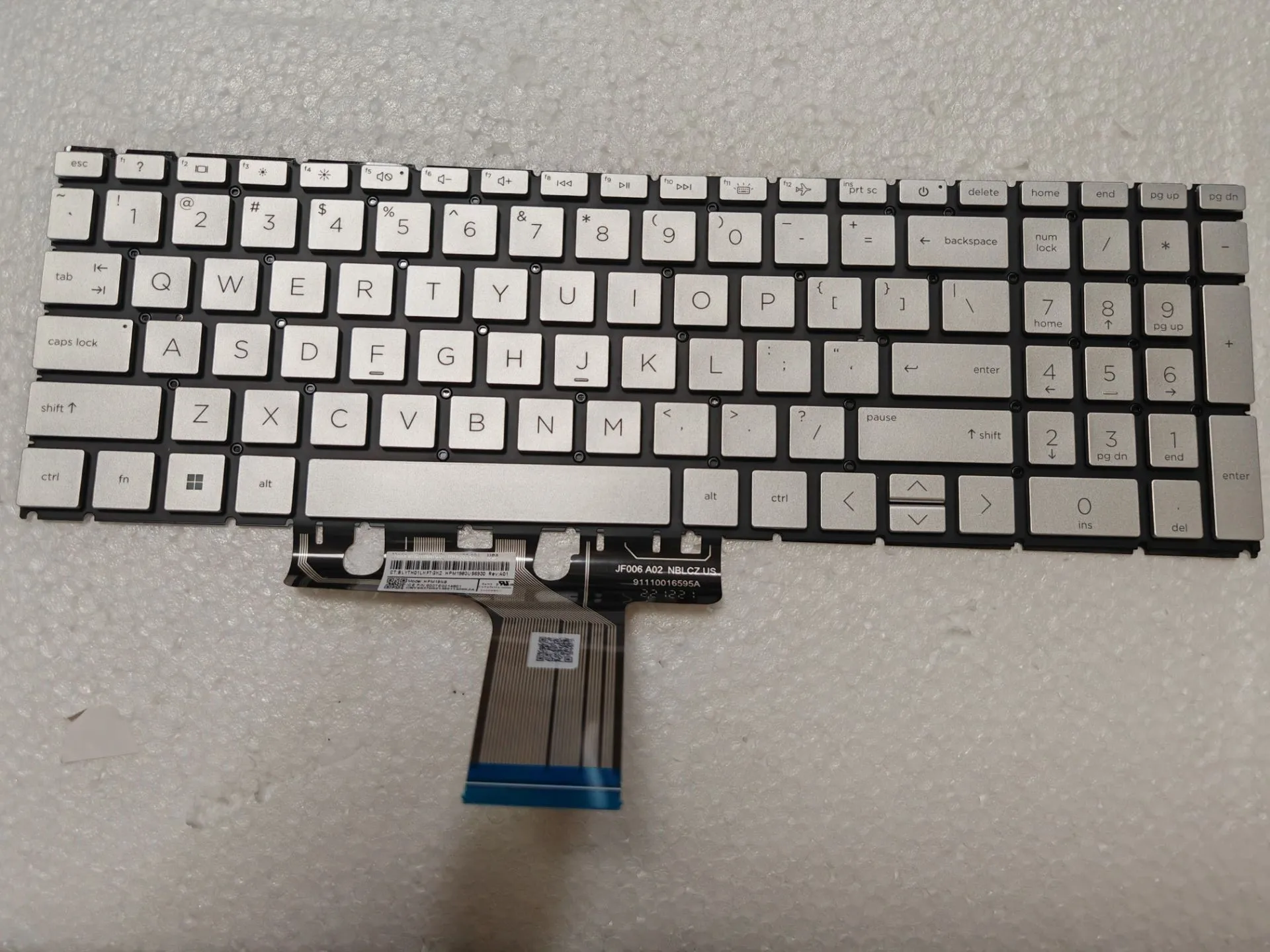 US Silver backlit Keyboard for HP 17-CN 17-CP 17S-CU 470 G8 TPN-L140 I140 I139 L139 TPN-Q246 Q245 15-EH 15-EG 15-ER 15M-EH