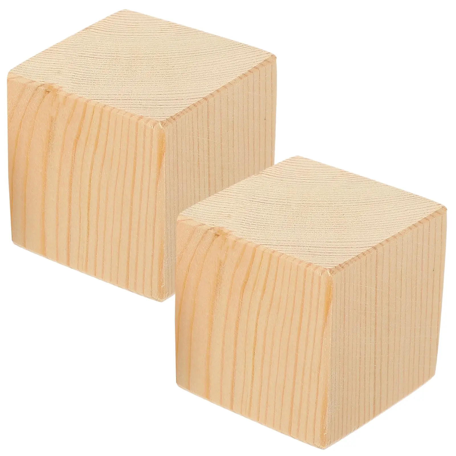 2pcs Furniture Booster Blocks Foot Pad Couch Risers For Desk Legs Solid Wood Bed Frame Raisers Height Lift Chair Sofa