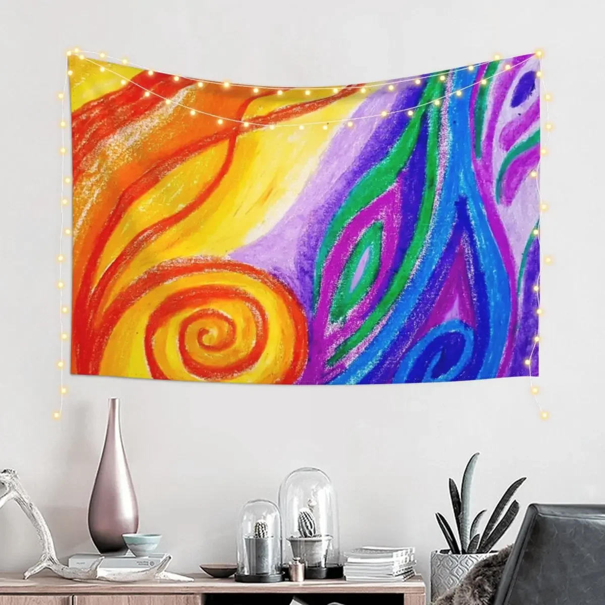 Euphoria - Bright Ocean Seascape Tapestry Korean Room Decor Room Decor Cute Things To The Room Tapestry