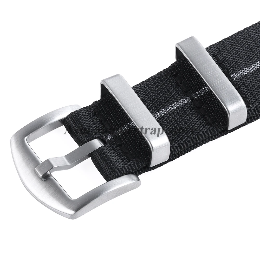 عالية الجودة النايلون حزام (استيك) ساعة ل أوميغا 18 مللي متر 20 مللي متر 22 مللي متر حزام ل Seiko العسكرية عادية حزام الساعات الجيش الرياضة استبدال سوار