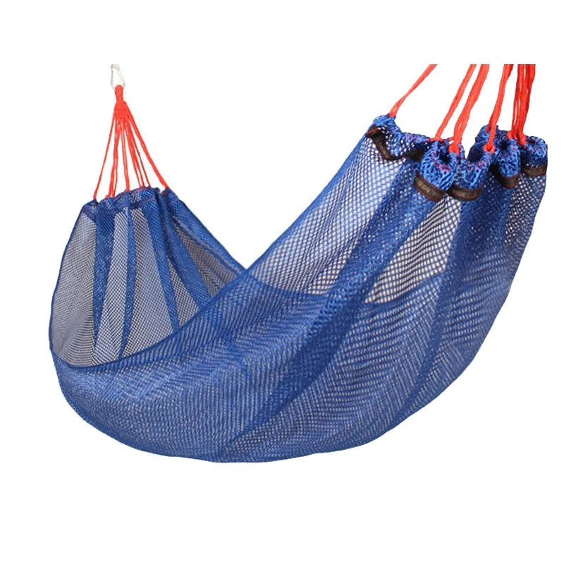 

Hammock Outdoor Mesh Ice Silk Hammocks Swing Hanging Chair For Garden Beach Camping Hiking