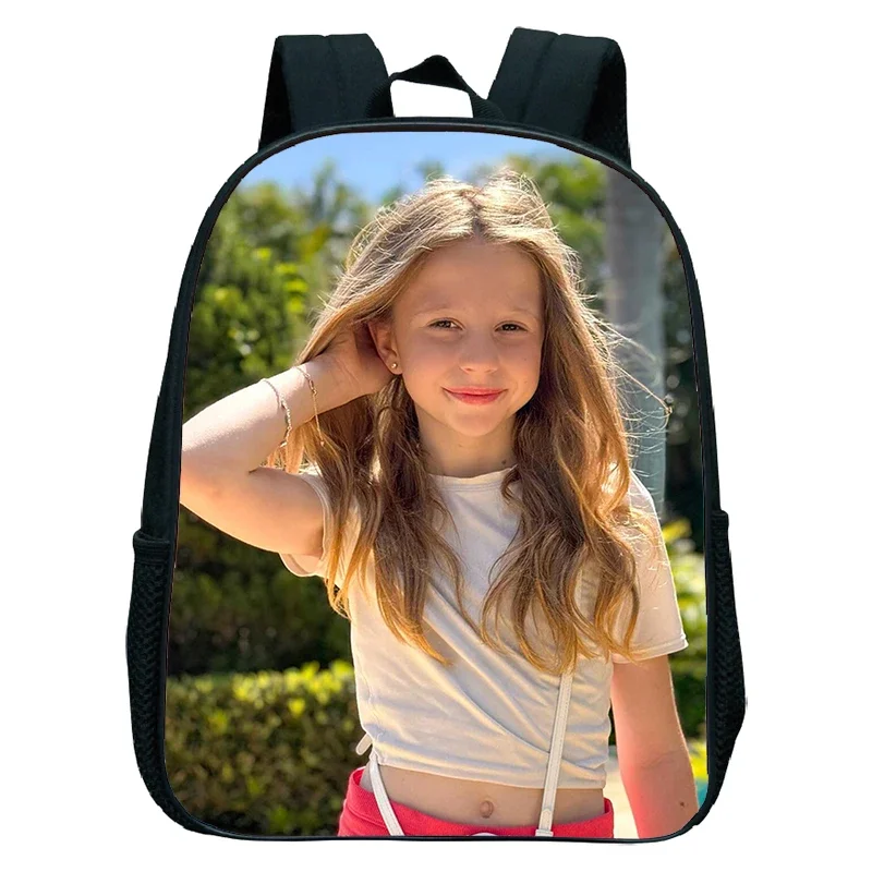 Kawaii Like Nastya Children's Backpack 12 Inch Cute Kindergarten Bags Girls Boys School Bags Toddler Backpacks for Kids Book Bag