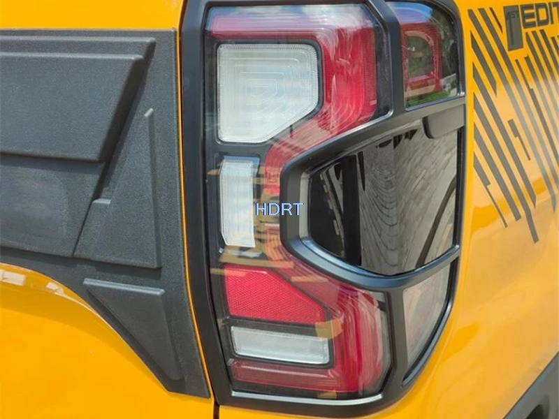 Car Style Front Racing Grille Mesh Trim Door Handle Gate Bowl Rear View Mirror Trunk Tail Light Cover For Ford Ranger T9 2023 +