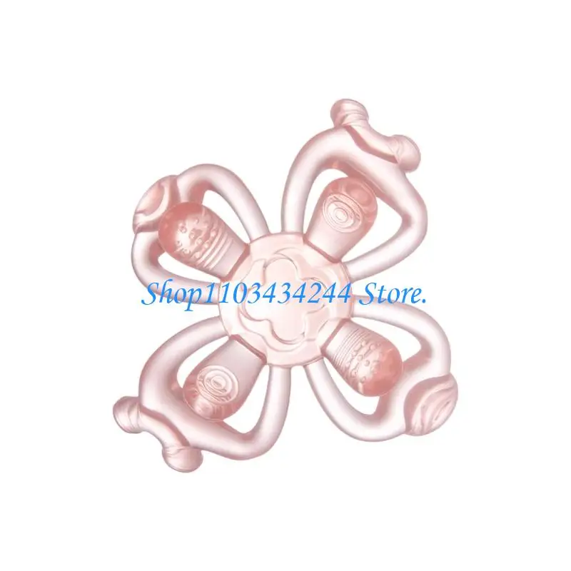 

G2TC Baby Baby Flower Thette Игрушка с массажными шишками безопасное жевание мягкие силиконовые зубы для младенцев легко чистить