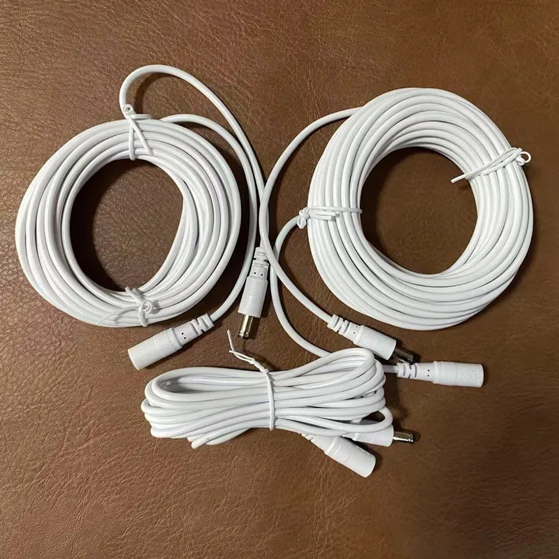 12V DC Power Extension Cable 3M/5M/10M/15M/20M/30M DC Male Female Connector Power Extend Cord For CCTV Security Camera