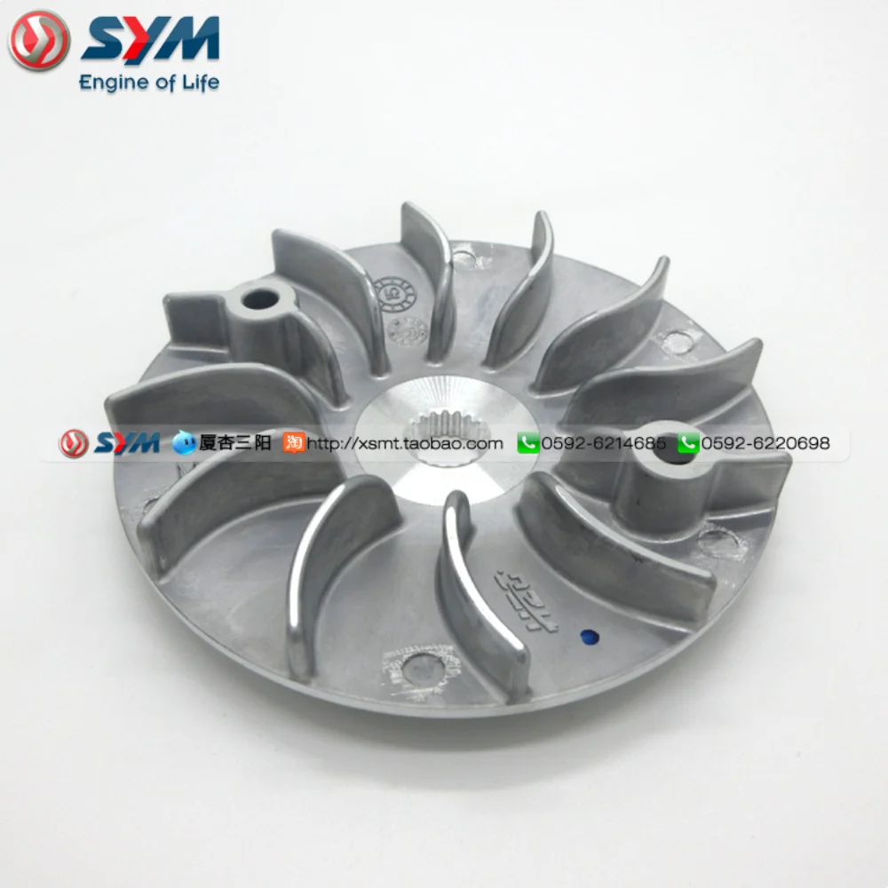 Motorcycle Water Cooled FNX Aluminum Fan Front Drive Plate For Sym Jet X 125 / 150 / 200