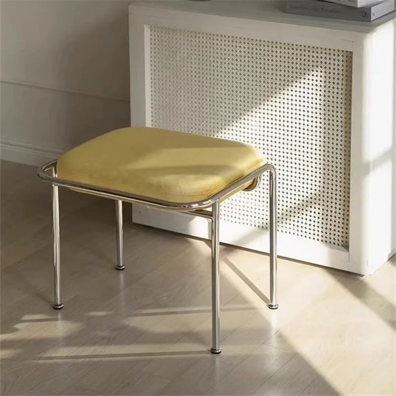 Retro-style Dressing Stool Dressing Stool Simple Dressing Stool Household Soft Bag Stool Cream Bedroom Dressing Stool