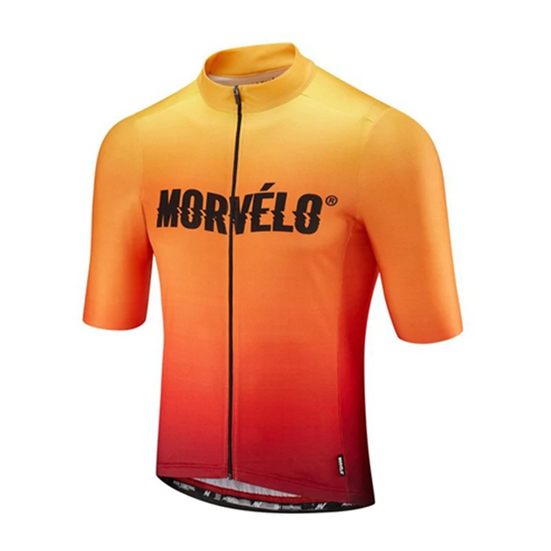 MORVELO Cycling Jerseys Summer Men Bike Short Sleeve Clothing MTB Bicycle Cycling Clothes Ropa Ciclismo Outdoor Quick Dry