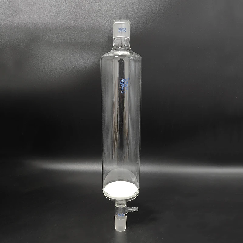 

FAPE Decompression chromatography column,O.D. 90mm,E.L 300mm, 29/32, Sand board G1/G2/G3/G4/G5/G6,Analysis column