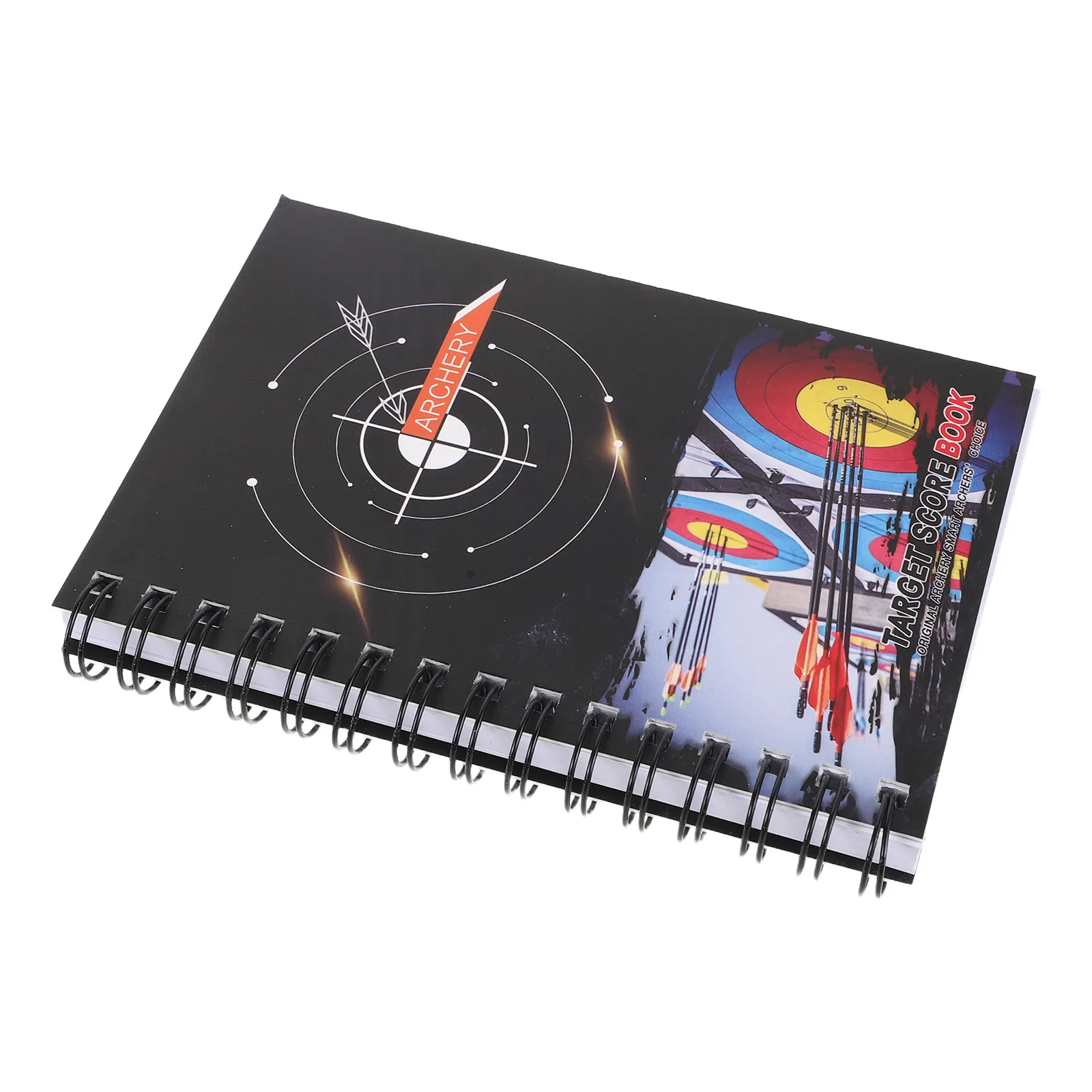 Archery Score Book Spiral Bound Compact Design Portable Target Practice Journal Tournament Scorecard Log Competition Archery