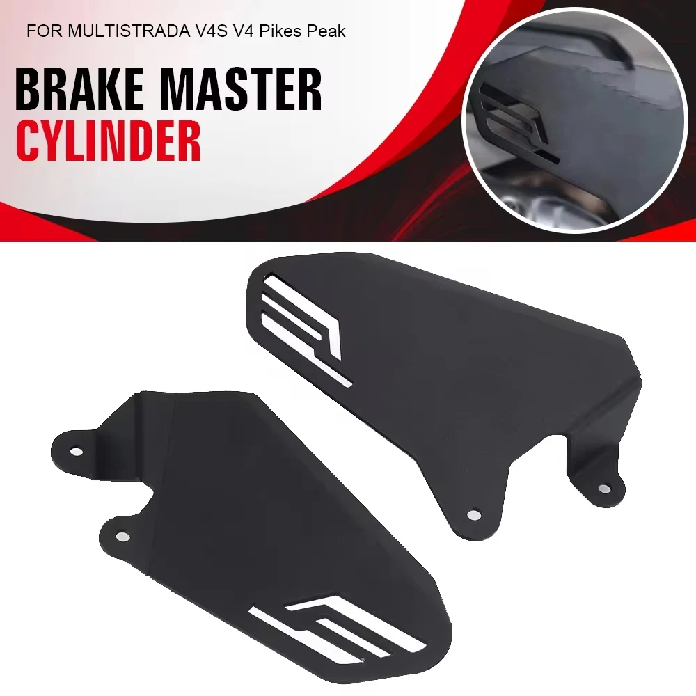 

Multistrada V4 FootPeg Footrest Heel Plate Cylinder Guard Protector Motorcycle FOR Ducati Multistrada V4 V4S 1100 2021 - 2024