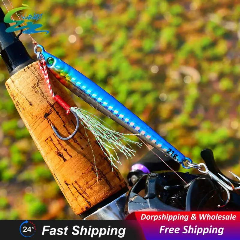 DRAGER Super Slim SSZ Metal Casting Jig 20G 30G Shore Drag Cast Jigging Spoon Zinc Fishing Lure Artificial Bait Tackle