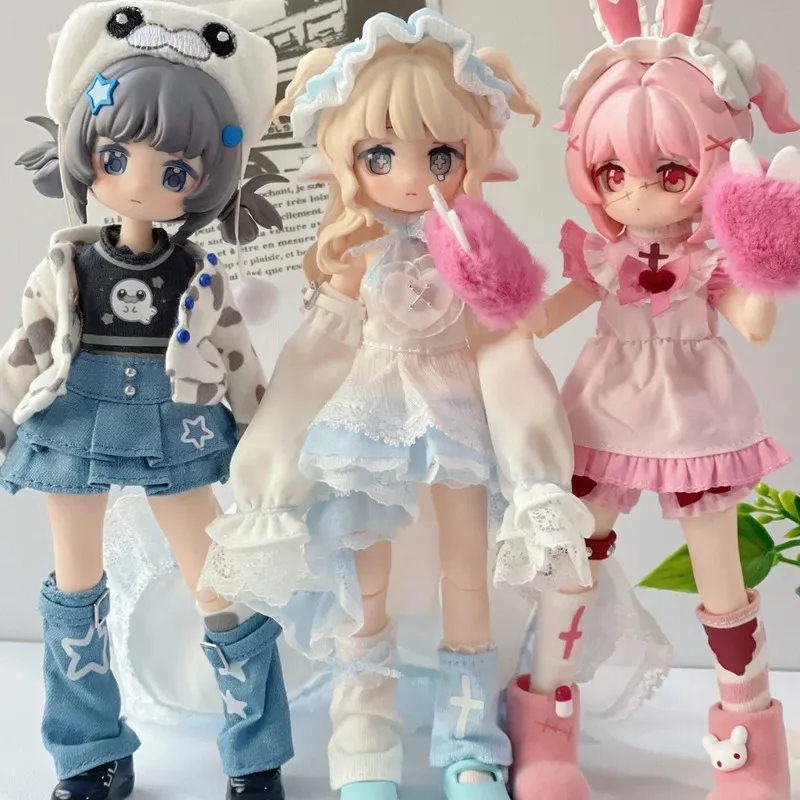 

Freedom Claim Bjd Blind Box Electronic Cute Pet Series 1/12 Movable Joint Bjd Doll Action Figure Toy Girls Birthday Gifts ﻿