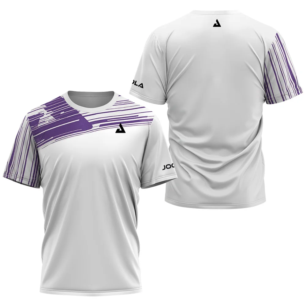 

2025 Summer round-neck table tennis T-shirt, quick-drying sports T-shirt, breathable and comfortable short-sleeved shirt