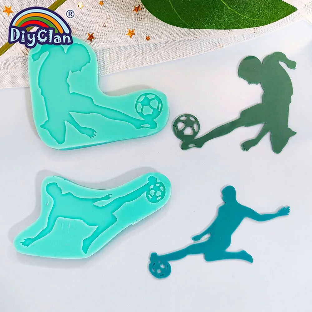 Sports Series Cake Decoration Silicone Mold Baseball Football Basketball Cake Chocolate Sugar Crafts Kitchen Baking Tools