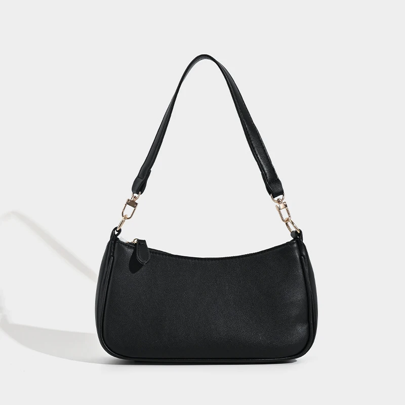 Hobo-Kettenriemen-Umhängetasche, Vintage Leichte Casual Handtasche, Einfarbige Pendler-Arbeits-Reise-Damentasche – Detail 6
